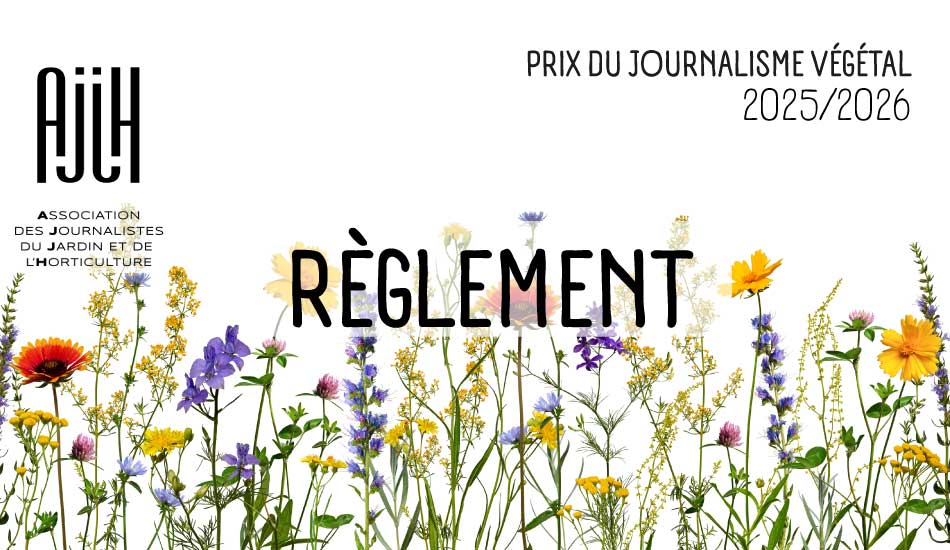 Règlement du prix du journalisme végétal
