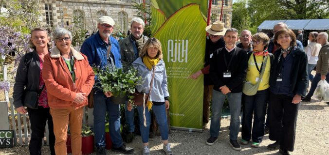 Les journalistes d'horticulture de l'AJJH sont venus nombreux pour le lancement du label "La Pépite végétale" lors des journées de Saint-Jean-de-Beauregard